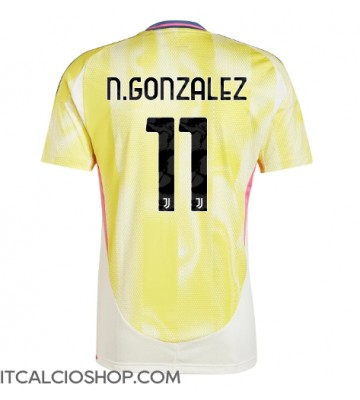 Juventus Nicolas Gonzalez #11 Seconda Maglia 2024-25 Manica Corta
